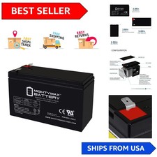 12V 7Ah F2 Replacement Battery for APC Back-UPS 600 Reliable Power Source