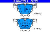 Bremsbelagsatz Scheibenbremse ATE 13.0460-7232.2 FüR BMW X5 X6 E70 E72 E71 F15