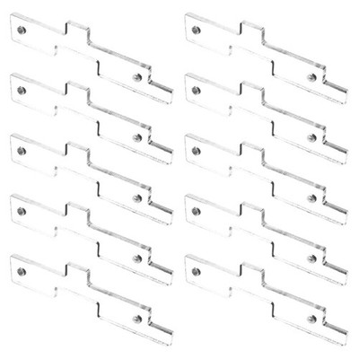 10Pcs Clear Acrylic Woodworking Router Table Setup Block Precisions Adjustment