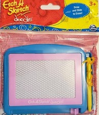Spin Master Etch A Sketch Doodle   Mini Travel Drawing Toy, Lightweight 