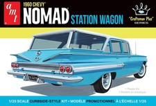 New AMT 1:25 Scale 1960 Chevy Nomad Station Wagon Model Kit AMT1402M