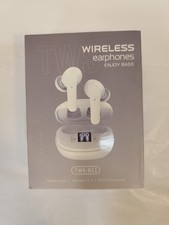 WIRELESS EARPHONES ENJOY BASS TWS-B11 WATERPROOF V5.3 EDR WHITE