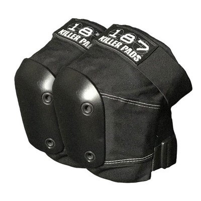 187 Killer Pads SLIM Knee Pads - BLACK - XL