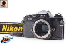 New Seal Near MINT Nikon FE2 Black 35mm SLR Film Camera Body From JAPAN