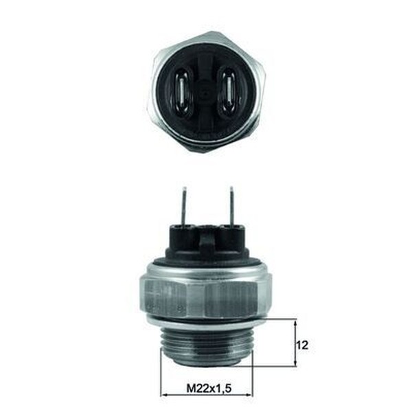 Temperaturschalter LüFter M22X1.5 2-Polig 85°C-75°C Mahle FüR U.A. Alfa Romeo 75-image