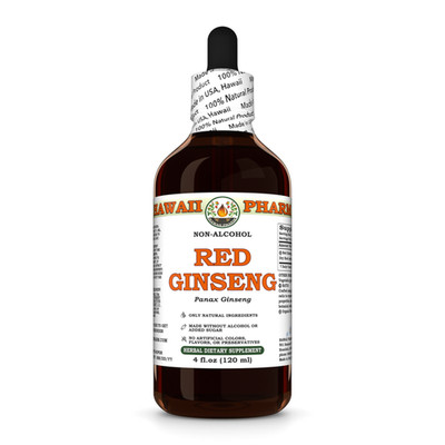 Red Ginseng (Panax Ginseng) Glycerite,  Dried Root Liquid Extract