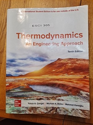 Thermodynamics and Engineering Approach 10th Edition Cengel