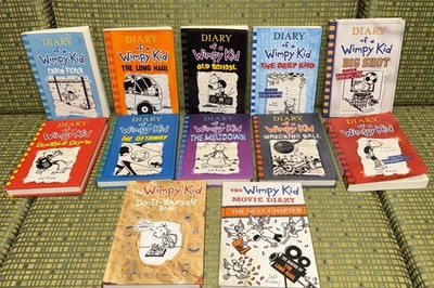 Diary of a Wimpy Kid 12 Book Lot: Vol s 6, 9-16, +3 More - Hard(7) - Soft(5)