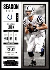 Andrew Luck 2017 Panini Contenders #16 Colts NFL READ FREE SHIPPING AutographDen