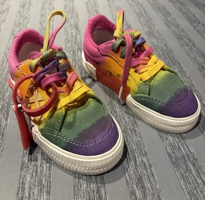 Off-White Unisex Toddler's Vulcanized Sneakers Multicolor Size EU24/US 7