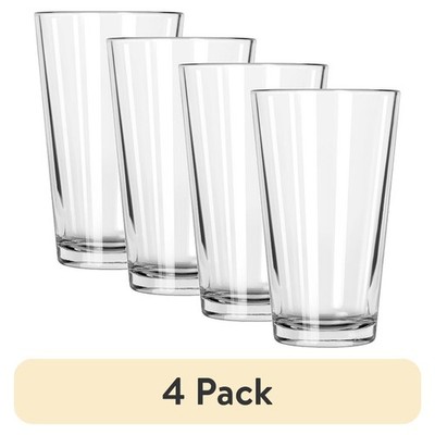 (4 pack) 16 oz Clear Pint Glass