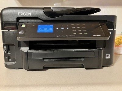 Epson Workforce WF-3520 All-in-One Inkjet Printer Wireless Scanner