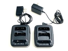 2x ORIGINAL - Midland BDC200 Dual Charger Cradle for BizTalk BR200 2 Way Radio