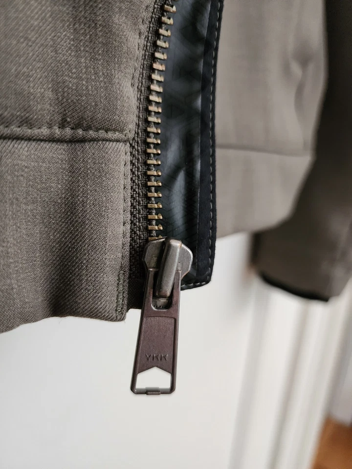 Chaqueta softshell polar Pearl Izumi verde oliva pequeña cremallera completa Foto 4 de 4