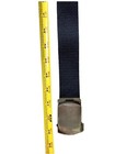 Men’s Black Web Belt Metal Buckle — photo 2
