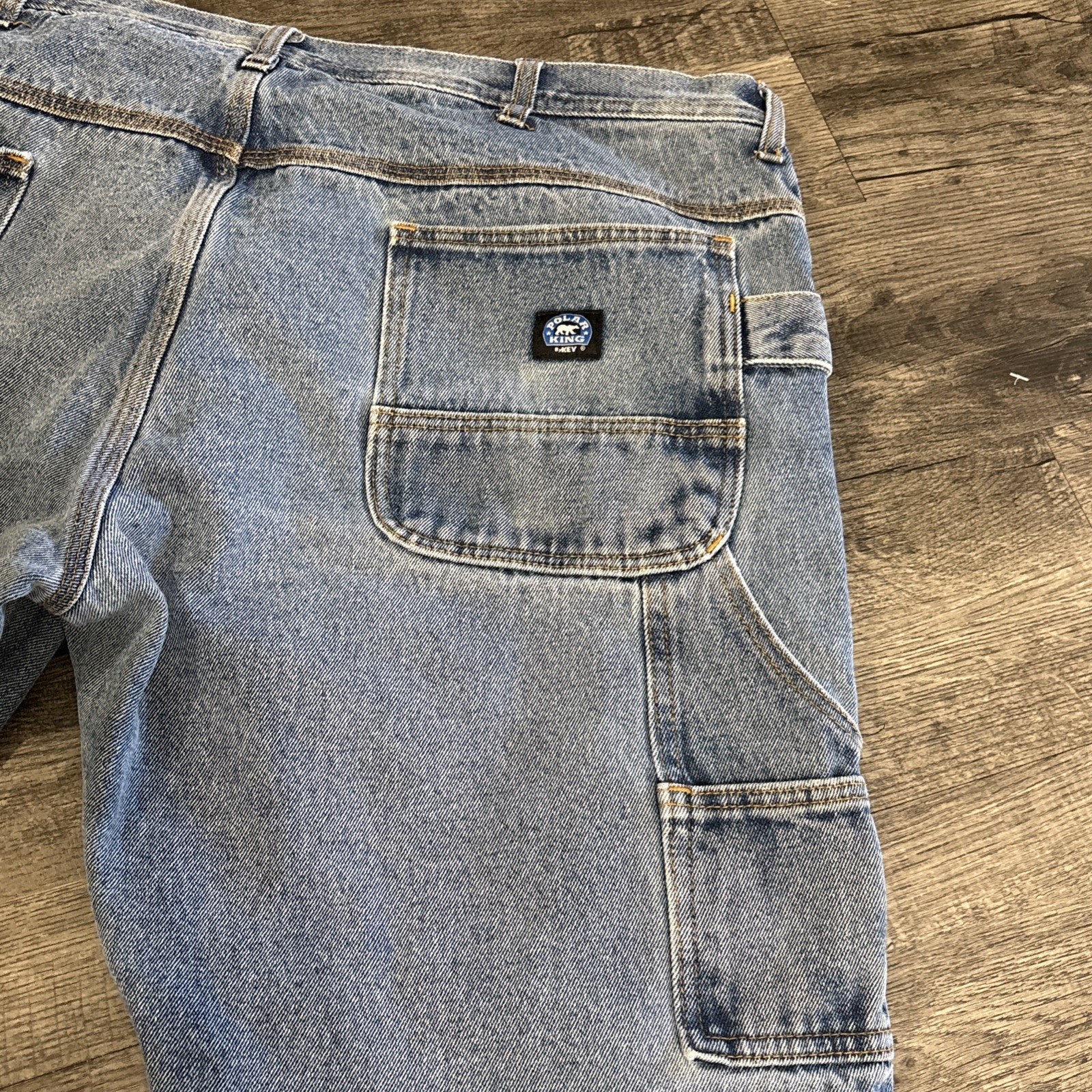 Polar King by Key 42x30 Flannel Lined Carpenter Jeans Fits 42 X 27.5 - View 15