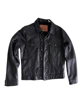 Levi s Lederjacke Vintage Levis Leather Jacket M Pit 51cm