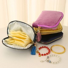 6-Layer Jewelry Storage Bag Anti-Scratch Travel Jewelry Case Home Storage