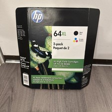 HP 64XL Combo Ink Cartridges 64XL Black  64XL Color OEM Genuine EXP JUN 2023