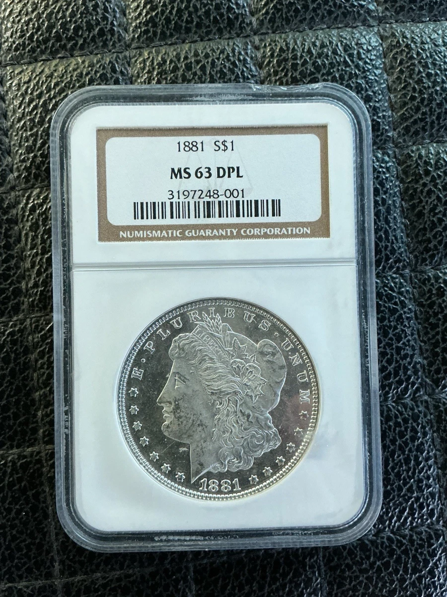 MS 63 Graded 1881 Year Morgan US Dollars (1878-1921) for sale | eBay