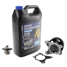 AISIN Blue Engine Coolant Water Pump Thermostat Kit For Cube Sentra Versa