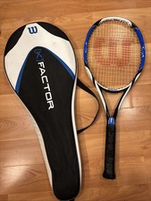 Wilson K PRO.SIX R Pre-strung Tennis Racket 4 3/8" Grip with Bag