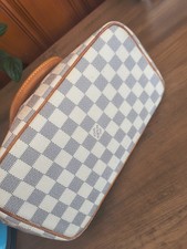 Louis Vuitton Damier Azur Saleya PM featuring...