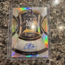 2025 Panini Select Le’veon Bell Silver Auto Steelers
