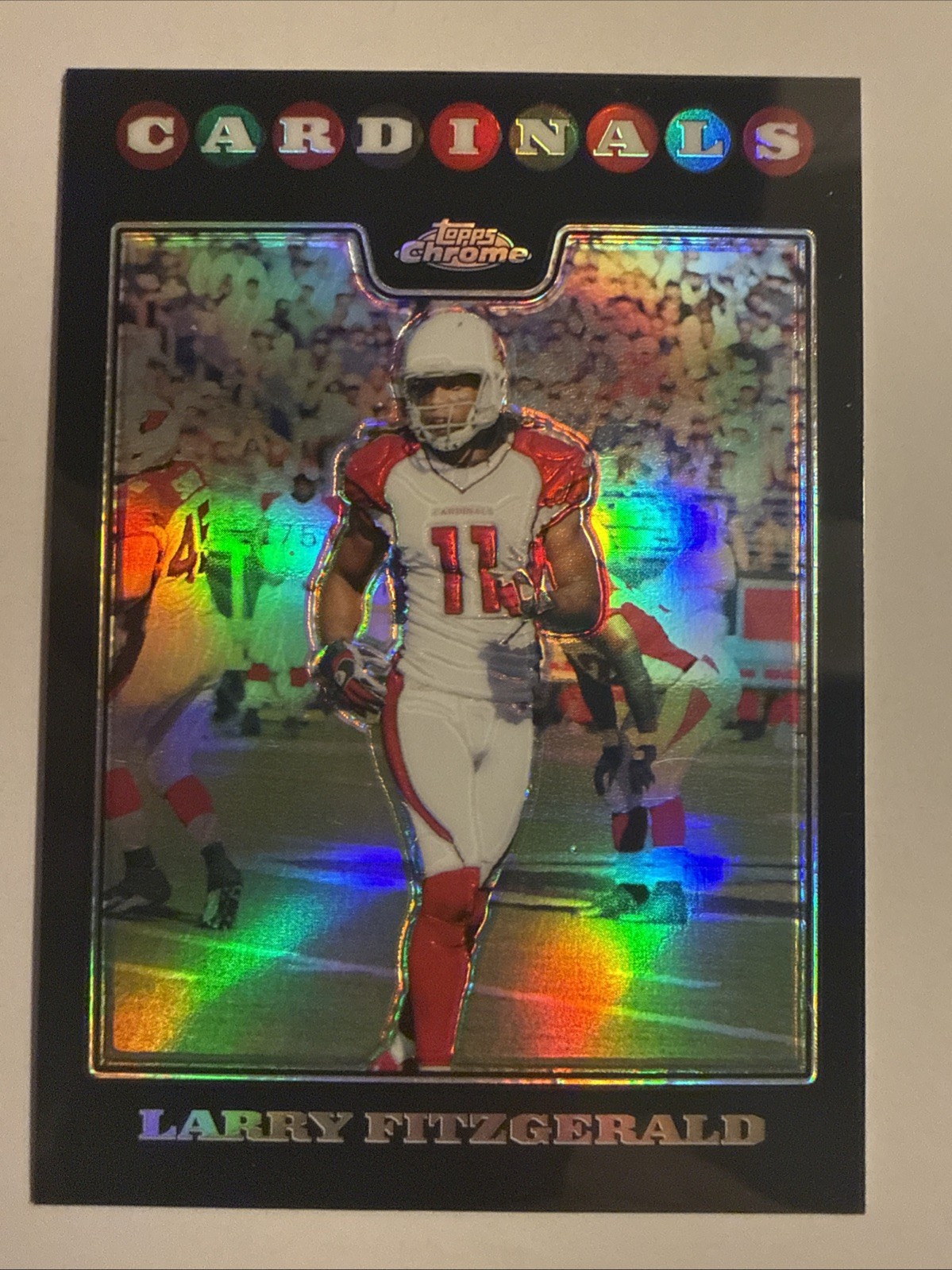 2008 Topps Chrome - Larry Fitzgerald #TC86 Refractor