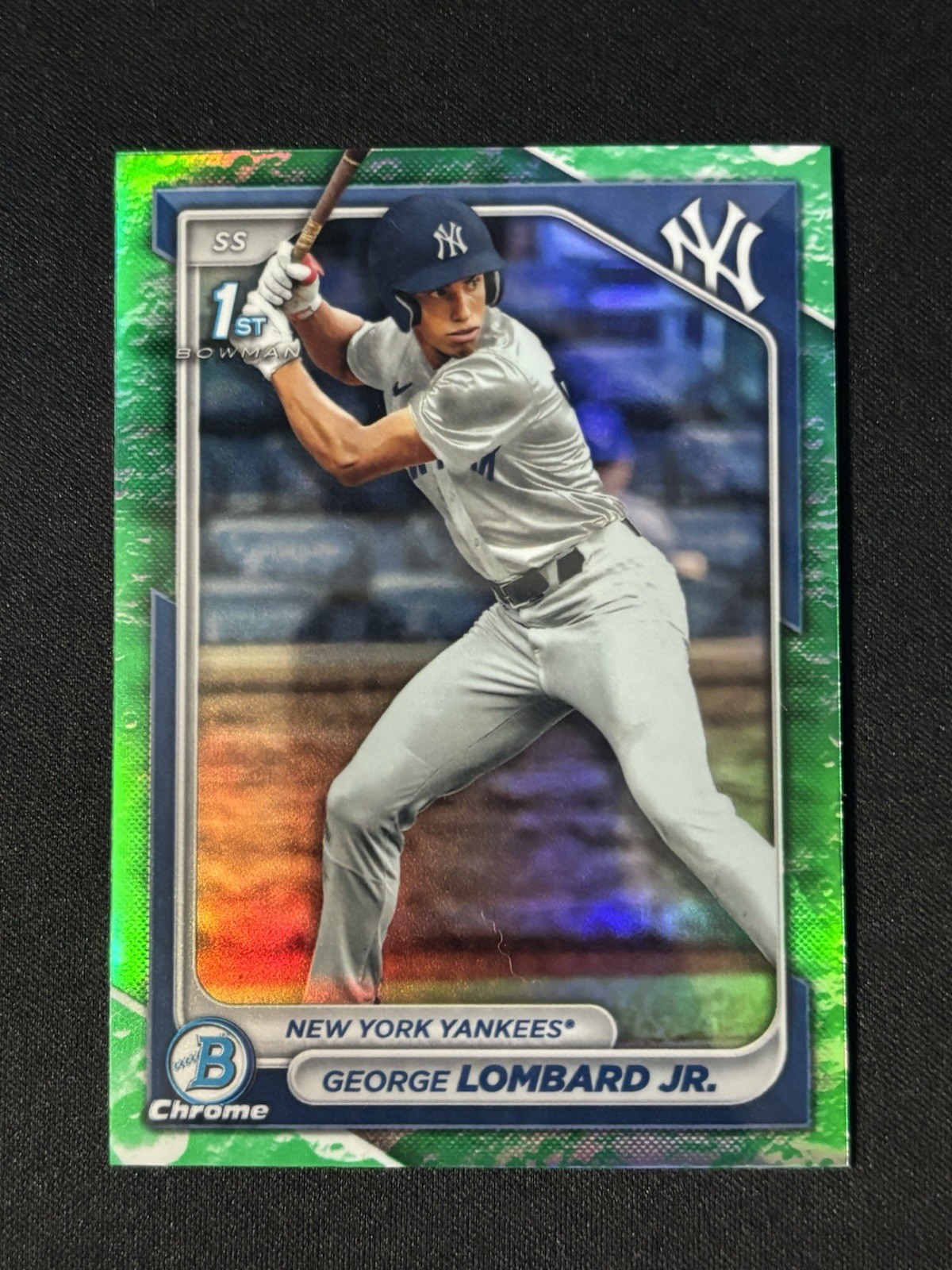 George Lombard Jr. 2024 Bowman Chrome Prospects #BCP-79 Lunar Glow Refractor