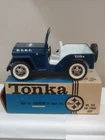 Vintage Tonka U.S.A.F. Jeep, No. 252 + Box, Pressed Steel Toy Vehicle, Air Force