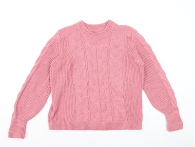 Rosa Pullover Pulli Damen UK Größe M Marks and Spencer