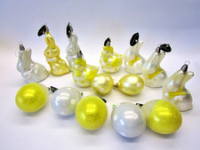 CHRISTBORN 15 Glas Ornaments exklus. Osterschmuck Hasen Hühner Eier mundgeblasen