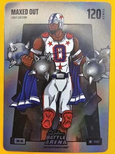 Bo Jackson Battle Arena `Maxed Out` Silver Battlefoil - Tyrese Maxey - SBF-86