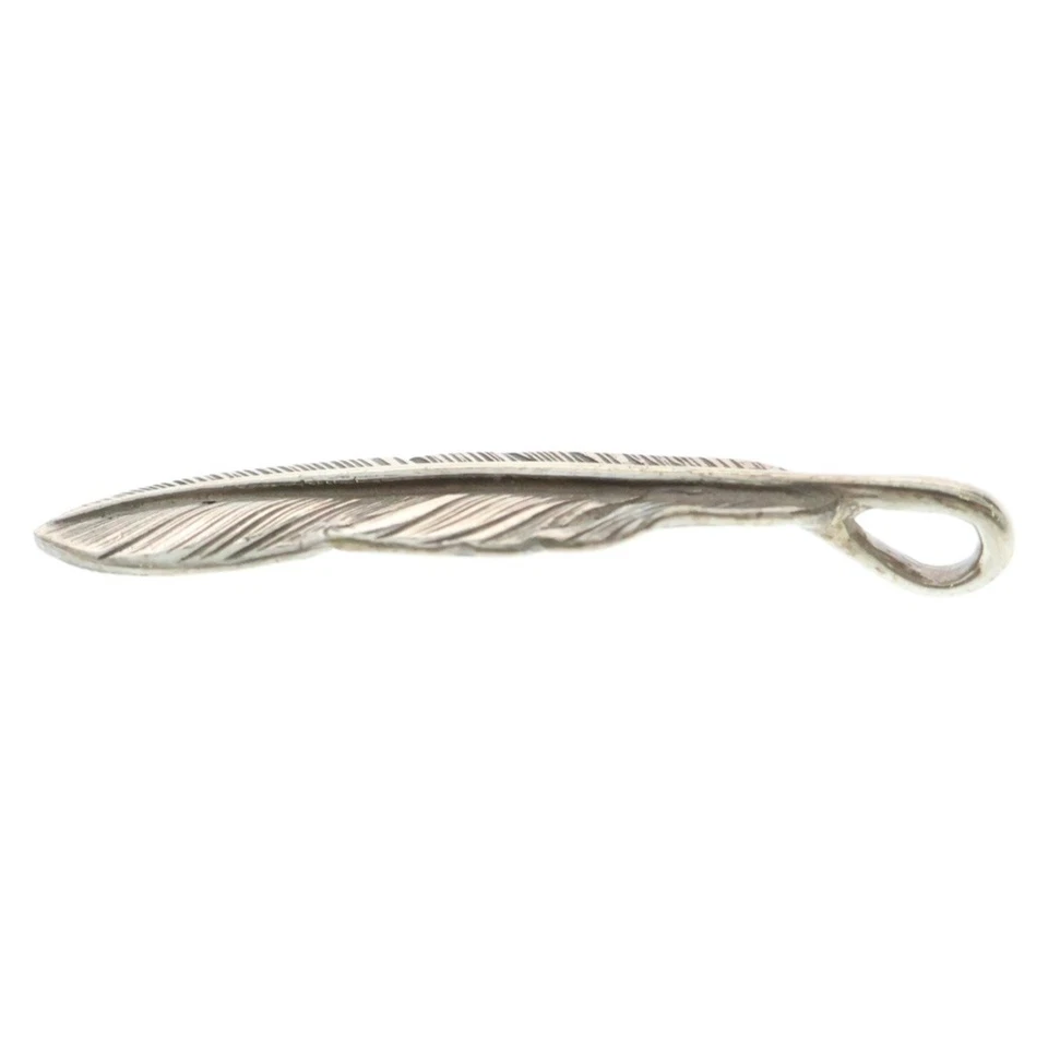 Goro's Gorose SV Feather Small Left Facing Pendant Top Silver Used 09d0e6b00b1aa - Image 3 of 4