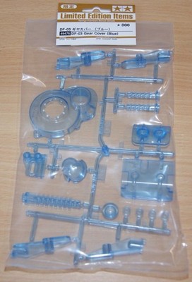 Tamiya 49476 DF-03 Getriebedeckel (blau), (Dark Impact/Avante Mk.2/DF03/DF03MS), Neu in OVP
