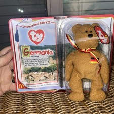 TY McDonald’s International Bears II Germania the Bear 1999 Retired NIB