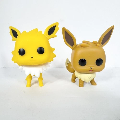 Pokemon Funko Pops Eevee and Jolteon 2020 Set of 2 Loose