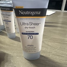 Neutrogena Ultra Sheer Dry-Touch SPF 70 Sunscreen 70 Lotion 5oz Exp 2027 