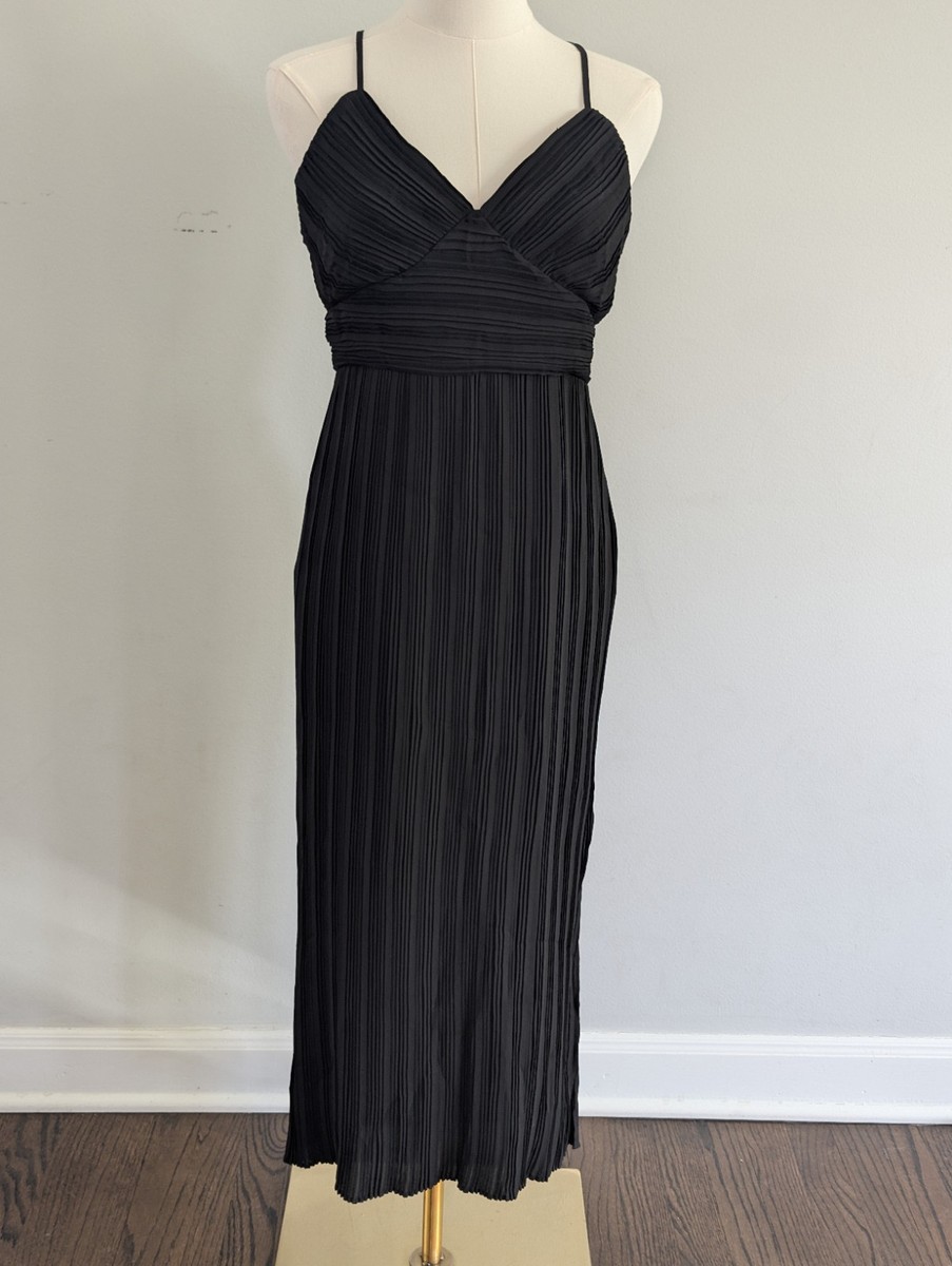 banana republic black pleated dress Banana Republic Black Lace Pleated Little