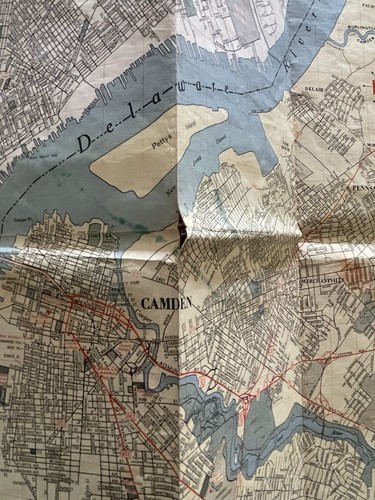 Mappa stradale Philadelphia 1965 - Foto 7 di 9