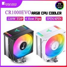 JONSBO CR-1000 EVO CPU Cooler 220W 4 Heatpipes ARGB LGA1700 AM5