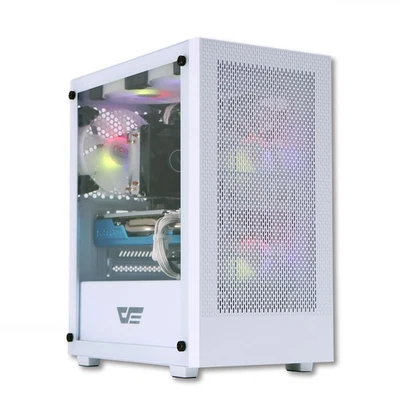 Chronicle Gaming PC XeonE5 8Core 16GB 240GB Radeon RX590 Luftkühlung W11 White - Bild 1 von 4
