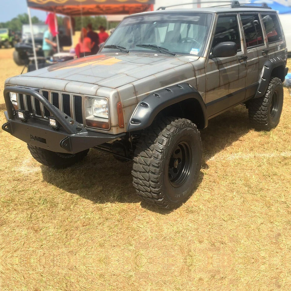 6PCS Fit For 84-01 Jeep Cherokee Xj 4-door Pocket Rivet Wheel Fender Flares Foto 3 de 4