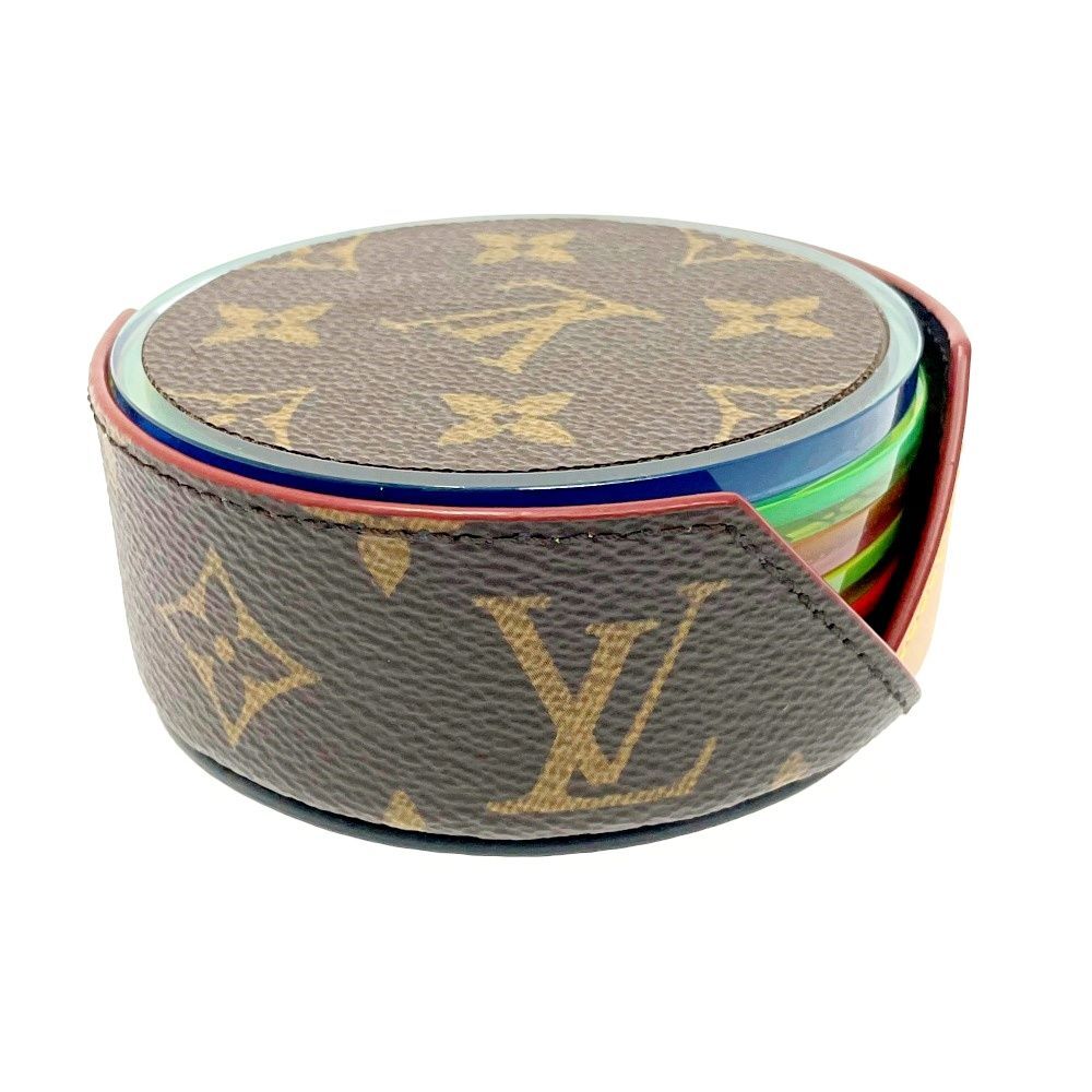 LOUIS VUITTON coaster set Monogram Vuitton Monogram 10 x 4 x 10 cm