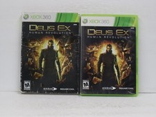 Deus Ex: Human Revolution (Xbox 360, 2011) CIB w/ Slip