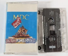 MDC Metal Devil Cokes 1989 Cassette Tape BONER Punk Rock M.D.C. Tested