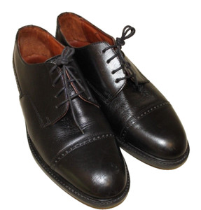 Carlo Morandi Man\'s Eastman Medallion Cap Toe Derbys Black Dress Shoe Size 13 D Carlo Morandi Shoes | eBay main image 2