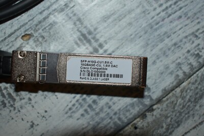 SFP-H10GB-CU1.5M  Cisco Compatible   10G DAC Cable 