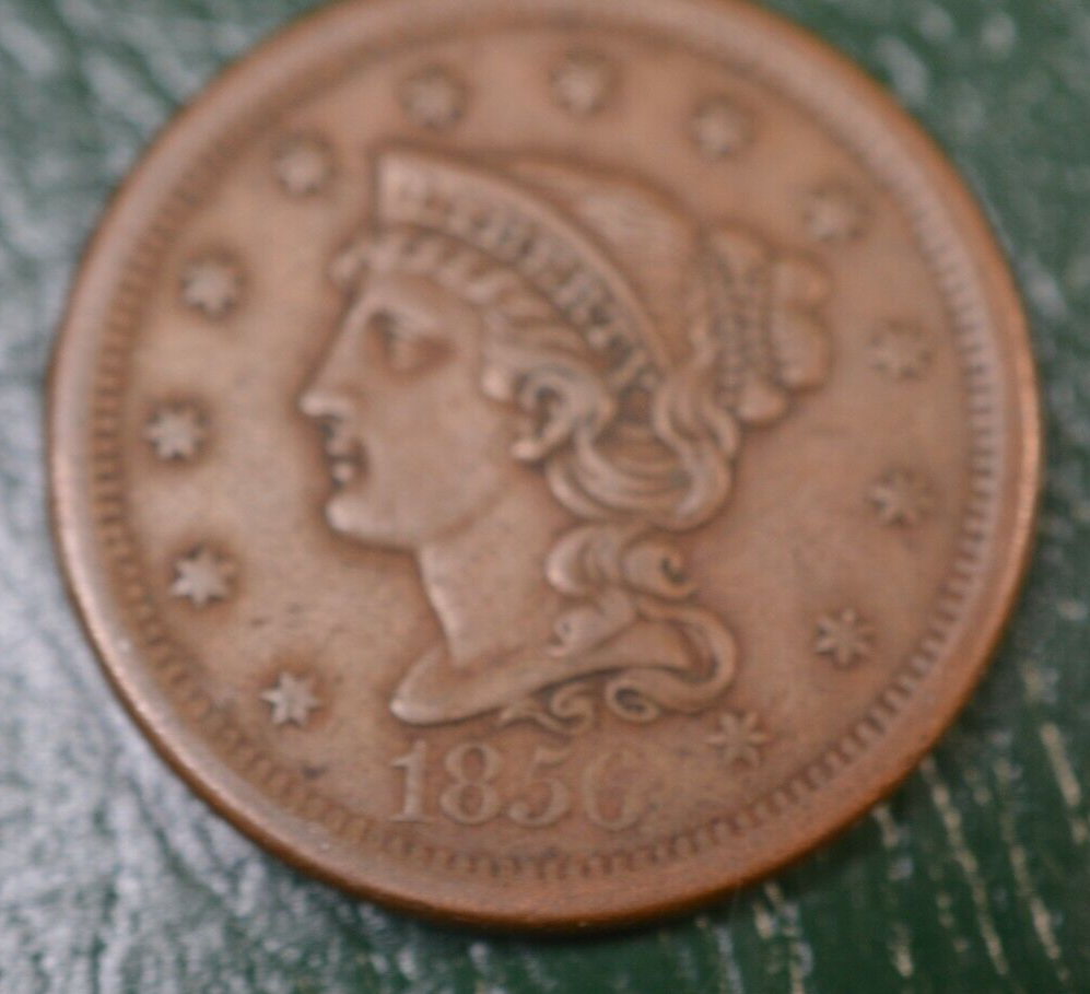 1856-P 1C LARGE CENT XF | eBay